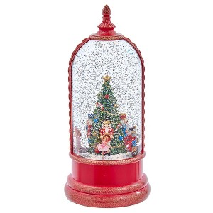 Kurt Adler 10.8-Inch Battery-Operated USB Lighted Musical Nutcracker Water Lantern - 1 of 4