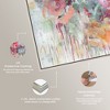 Art Remedy Doll Memories - Secret Green Floral Colorful Pastel Abstracts Framed - 4 of 4