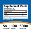 Nutricost L-Glutamine Powder (500 Grams / 100 x 5mg Servings of Unflavored L-Glutamine) | Amino Acid Supplement for Pre-workout and Post-workout - 2 of 4