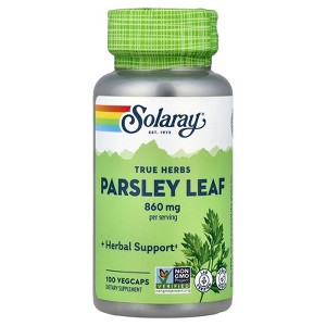 Solaray True Herbs, Parsley Leaf, 100 VegCaps (430 mg per Capsule) - 1 of 4