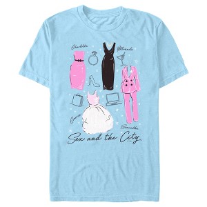 Men's Sex and the City Iconic City Fashion T-Shirt - 1 of 4