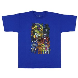 Seven Times Six Five Nights at Freddy's Boys' T-Shirt Animatronic Squad Short Sleeve Tee - 1 of 4