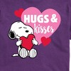 Men's - Peanuts - Snoopy Hugs And Kisses Short Sleeve Graphic T-Shirt - 2 of 4