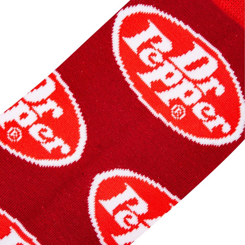 Cool Socks, Dr. Pepper Fun Retro Print Novelty Gift Socks for Men & Women Sizes, 4 of 6