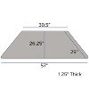 Emma and Oliver Mobile Trapezoid Grey HP Laminate Adjustable Activity Table - image 2 of 4