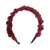 Unique Bargains Women's Pleats Satin Headband 1 Pc - 3 of 4