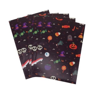 Unique Bargains Gift Wrap Paper Glossy Coated Paper 27.56 " x 19.69 " 5 Pcs - 1 of 4