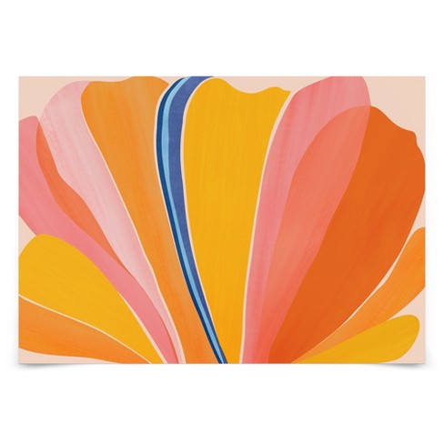 Americanflat Abstract Botanical 24x36 Poster - Bloom Abs Floral