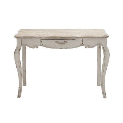 Farmhouse Vintage Console Table White - Olivia & May