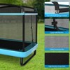 Infans 6 FT Kids Trampoline with Swing, Small Trampoline for 2 Kids, with Safety Enclosure Net, Built-in Zipper, Toddler Rectangle Trampoline, Blue - 4 of 4