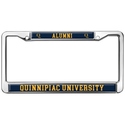 Quinnipiac University Alumni Logo Full Size Standard License Plate Metal Frame