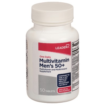 Leader Men's 50+ Multivitamin 50 Tablets