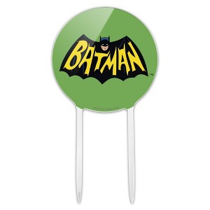 Batman Classic Tv Series Logo Acrylic Cake Topper - 1 of 4