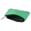Unique Bargains Canvas Portable Change Coin Purse Pouch with Zipper 2 Pcs Yellow Green - 4 of 4