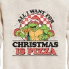 Boys' - Teenage Mutant Ninja Turtles - All I Want For Christmas Graphic Long Sleeve Fleece Sweatshirt - 2 of 4