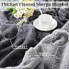 Heated Blanket, Flannel Electric Blanket, Soft Thick Heated Throw for Couch with 5 Heat Settings & 4H Auto Shut Off - 4 of 4