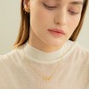 Bearfruit Jewelry Sterling Silver 18k Gold Plated Colette Chic Bow Necklace - 3 of 4