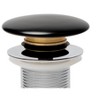 ALFI AB8055-BM Black Matte Ceramic Mushroom Top Pop Up Drain for Sinks without Overflow - 4 of 4