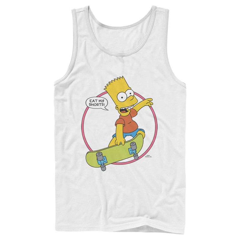 Men's The Simpsons Eat My Shorts Tank Top, 1 of 5