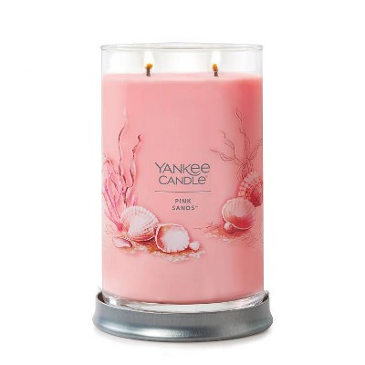 Soy Bliss Pink Sands 20oz Scented Tumbler Candle