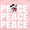 Girls' - Disney - Mickey Peace Shirt Tail Raglan Graphic T-shirt - 2 of 3
