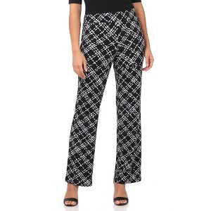 Rekucci Travel in Style Women's Soft Knit Classic Straight Leg Pant - 1 of 4
