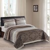 Egyptian Linens Callisto Reversible Quilt - Bedspread Set - 2 of 4