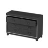 Spacious Full Size 6 Drawer Storage Cabinet, Elegant Decorative Dresser for Bedroom and Living Room with Unique Accents-Maison Boucle - 4 of 4