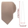 INSPIRE CHIC Men's Solid Color Pre-Tied Thick Tie Set - 2 of 4