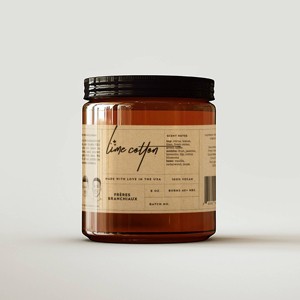 Lime Cotton Candle - Freres Branchiaux - 1 of 3