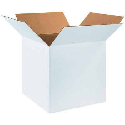 Box Partners Corrugated Boxes 20" x 20" x 20" White 10/Bundle 202020W