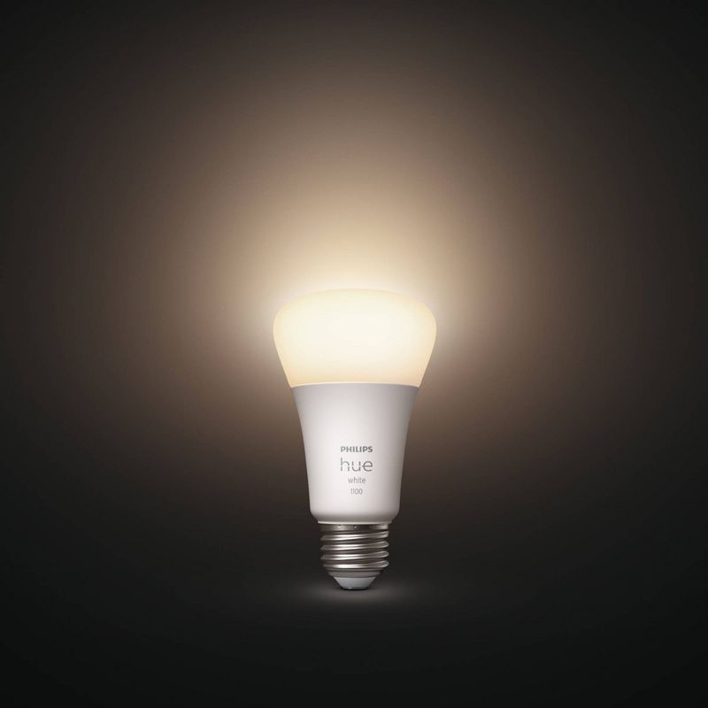 Philips Hue A19 75W Smart LED Bulb White, 4 of 10