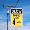 Unique Bargains Aluminum Weather Resistant Waterproof Rust Free Traffic Signs 2 Pcs - 4 of 4