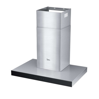30-Inch Stainless Steel Convertible Wall-Mounted Range Hood with Charcoal Filter