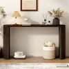 59" Entryway Console Table, Wooden Narrow Long Sofa Table, Accent Behind Couch Table, Suitable for Entrance Corridor Foyer Living Room - 2 of 4