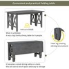 YOOCOZZ  6-Piece Dining Set with Foldable Table - 3 of 4