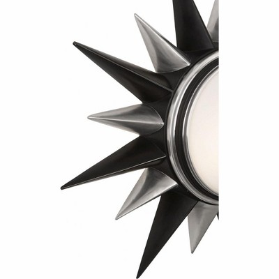 Cosmos Bronze and Warm Brass 19.88" Drum Flush Mount Ceiling Light