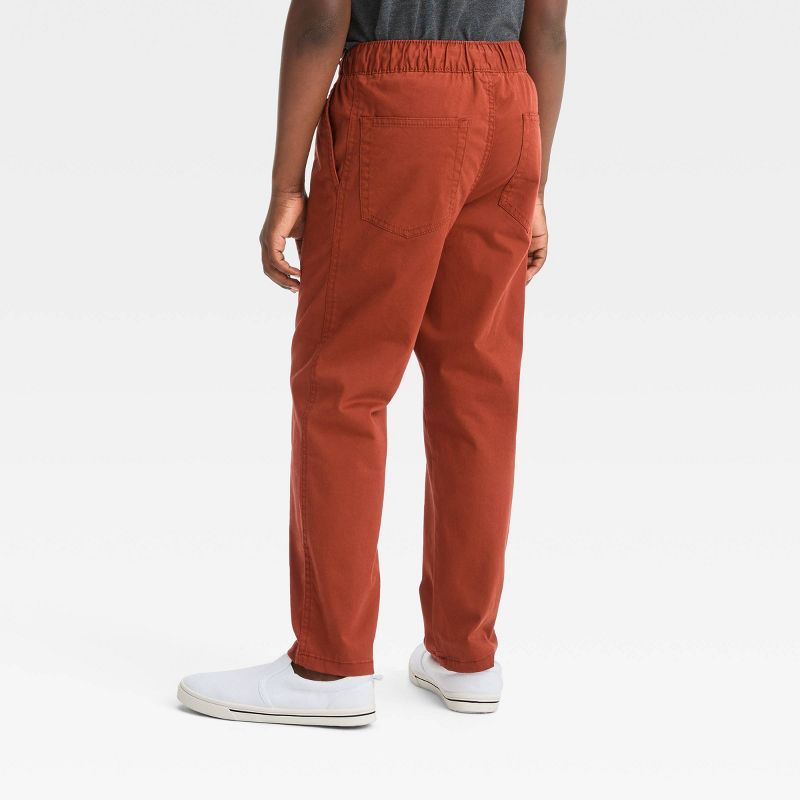 Boys' Stretch Relaxed Fit Tapered Woven Pull-On Pants - Cat & Jack™, 2 of 4
