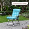 ARTPLAN All Weather Chair Outdoor Cushions of Adirondack Chair with High Back Wicker Tufted Pillow for Outdoor Furniture - 2 of 4