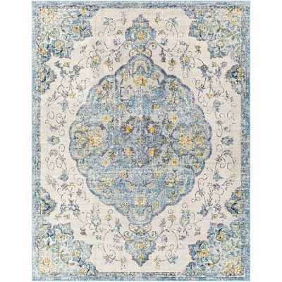Hauteloom Whippany Distressed Medallion Thin Rug