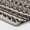 Washable Norwalk Stripe Rug Black/White - Threshold™ - 3 of 4