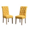 NicBex Dining Chairs Set of 2 Upholstered Chair Solid Wood Tufted Dining Chair with Solid Wood Frame for Kitchen - 2 of 4