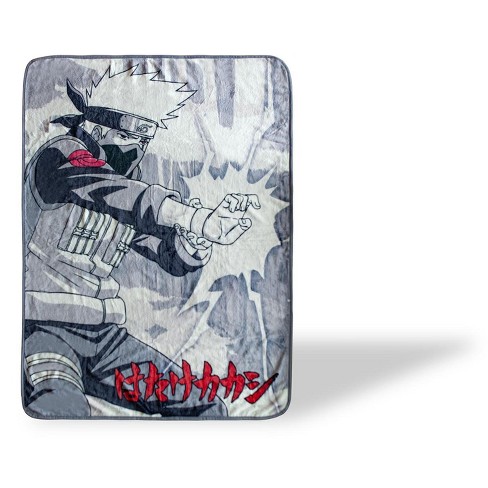 Just Funky Naruto Kakashi Hatake Large Throw Blanket Anime