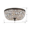 Crystorama Lighting Ceiling Mount 3 - Light Flush Mount in  English Bronze - 2 of 2