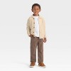 Toddler Boys' Button-Up Cardigan - Cat & Jack™ Oatmeal - 3 of 3