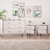 Elegant 6-Drawer Dresser and Two Nightstands Suite,Modern Storage Suite for Bedroom & Living Room-Maison Boucle - 2 of 4