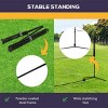 Naysaye Sports Nets and Rebounders Portable Adjustable Badminton Set Pickleballs Volleyball for Outdoor, Multicolored, 39.37"*10.03"*8.07" - 4 of 4