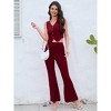 Casual Linen Womens 2 Piece Suits Waistcoat Custom Summer Linen Vest+Pant - 2 of 4