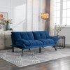 GlasFlength Convertible Folding Modern sofa Bed, Navy Blue, 67"*16"*32" - 4 of 4