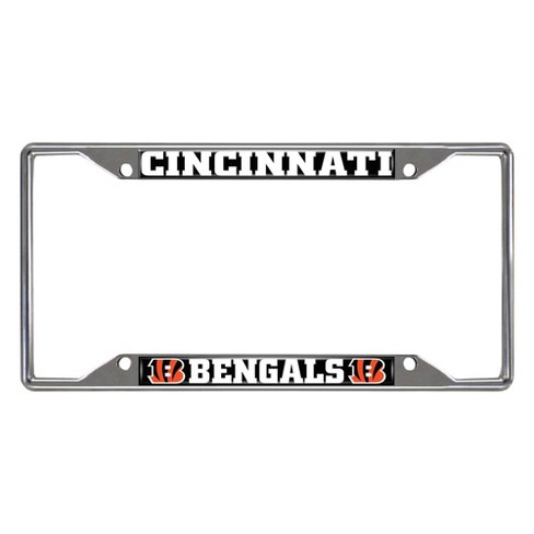 NFL Cincinnati Bengals Stainless Steel License Plate Frame - image 1 of 3